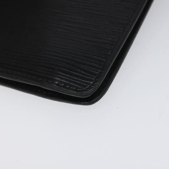 LOUIS VUITTON Epi Montagne 20 Clutch Bag Black LV Auth ep7435 - Picture 7 of 16